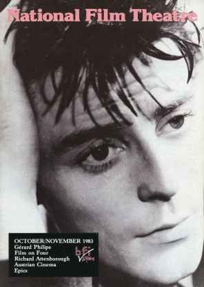 BFI SOUTHBANK GUIDE magazine side cover October/November 1983