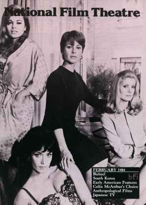 BFI SOUTHBANK GUIDE magazine side cover February 1984