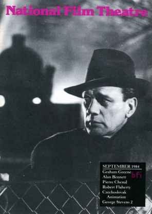 BFI SOUTHBANK GUIDE magazine side cover September 1984