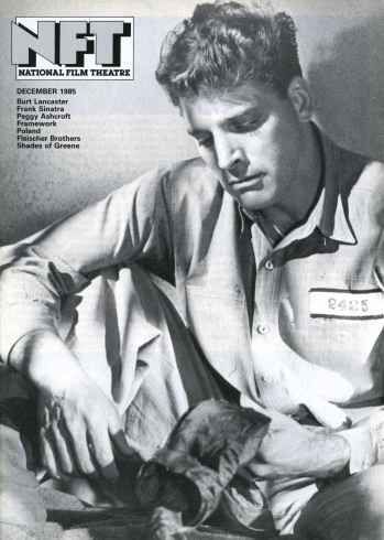 BFI SOUTHBANK GUIDE magazine side cover December 1985