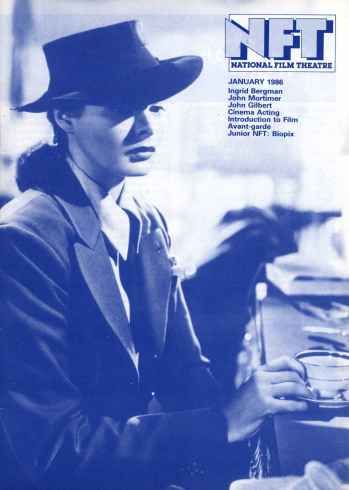 BFI SOUTHBANK GUIDE magazine side cover January 1986