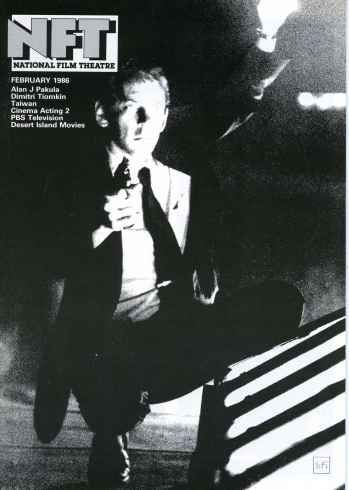 BFI SOUTHBANK GUIDE magazine side cover February 1986