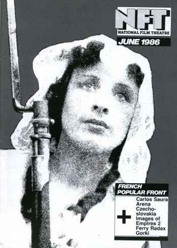 BFI SOUTHBANK GUIDE magazine side cover June 1986