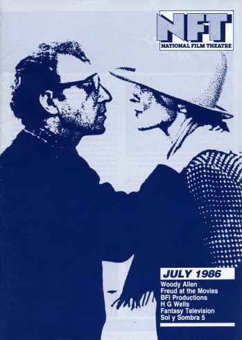 BFI SOUTHBANK GUIDE magazine side cover July 1986