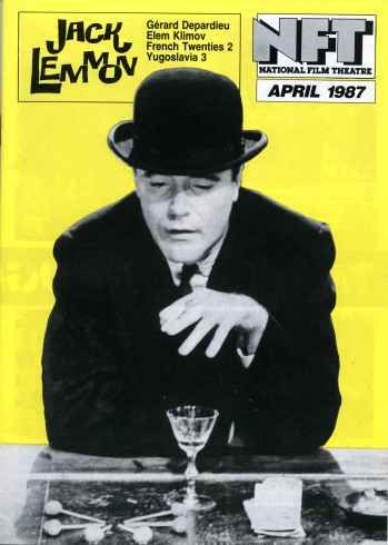 BFI SOUTHBANK GUIDE magazine side cover April 1987