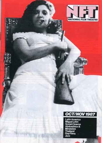 BFI SOUTHBANK GUIDE magazine side cover October/November 1987