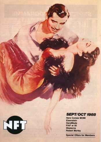 BFI SOUTHBANK GUIDE magazine side cover September/October 1988