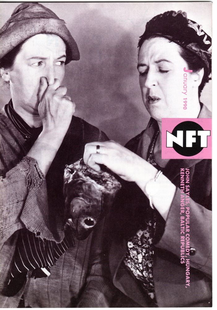 BFI SOUTHBANK GUIDE magazine side cover January 1990