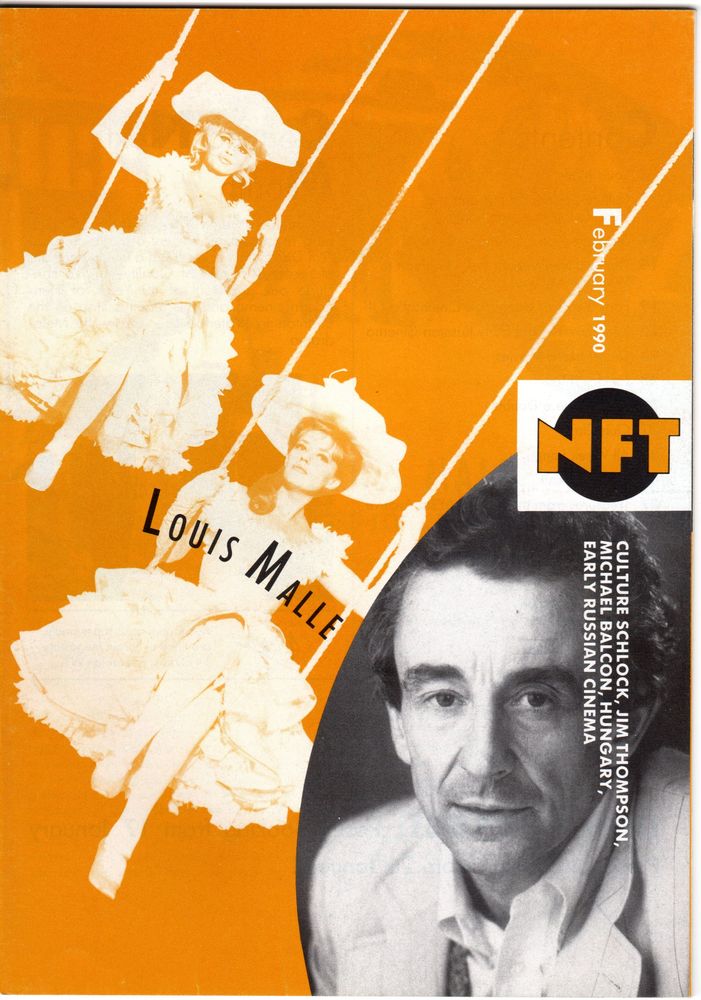 BFI SOUTHBANK GUIDE magazine side cover February 1990