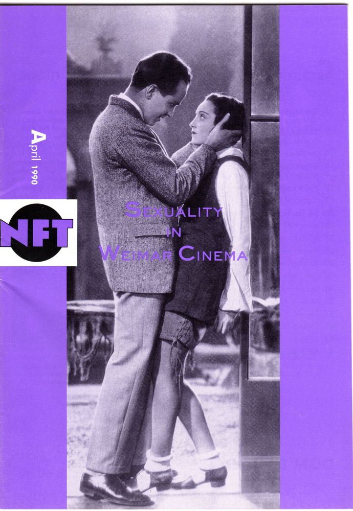 BFI SOUTHBANK GUIDE magazine side cover April 1990