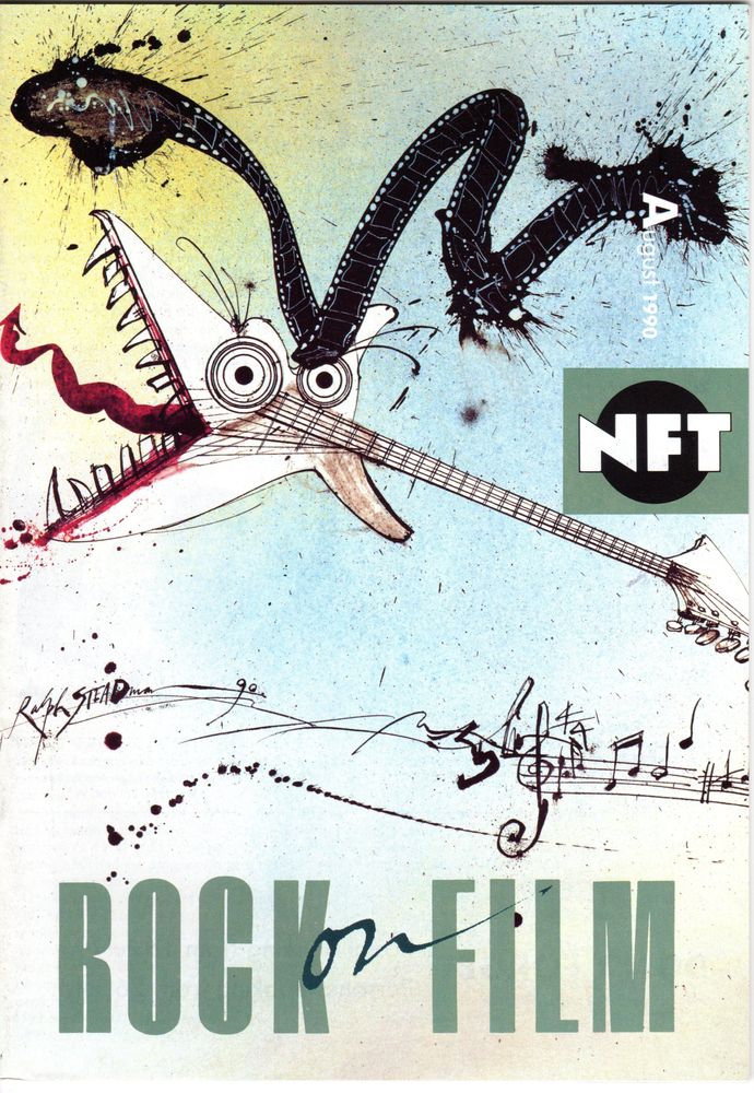 BFI SOUTHBANK GUIDE magazine side cover August 1990