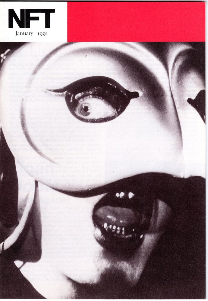 BFI SOUTHBANK GUIDE magazine side cover January 1991