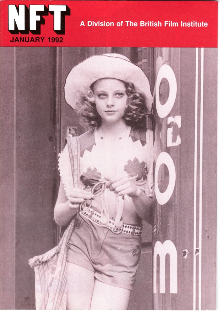 BFI SOUTHBANK GUIDE magazine side cover January 1992