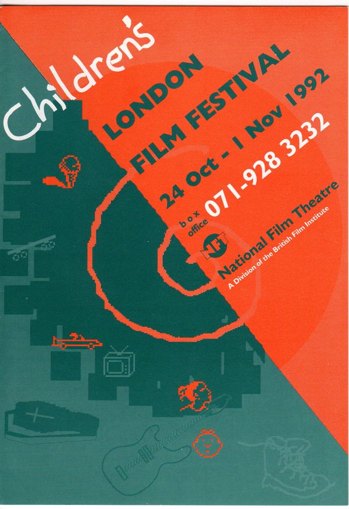 BFI SOUTHBANK GUIDE magazine side cover  1992