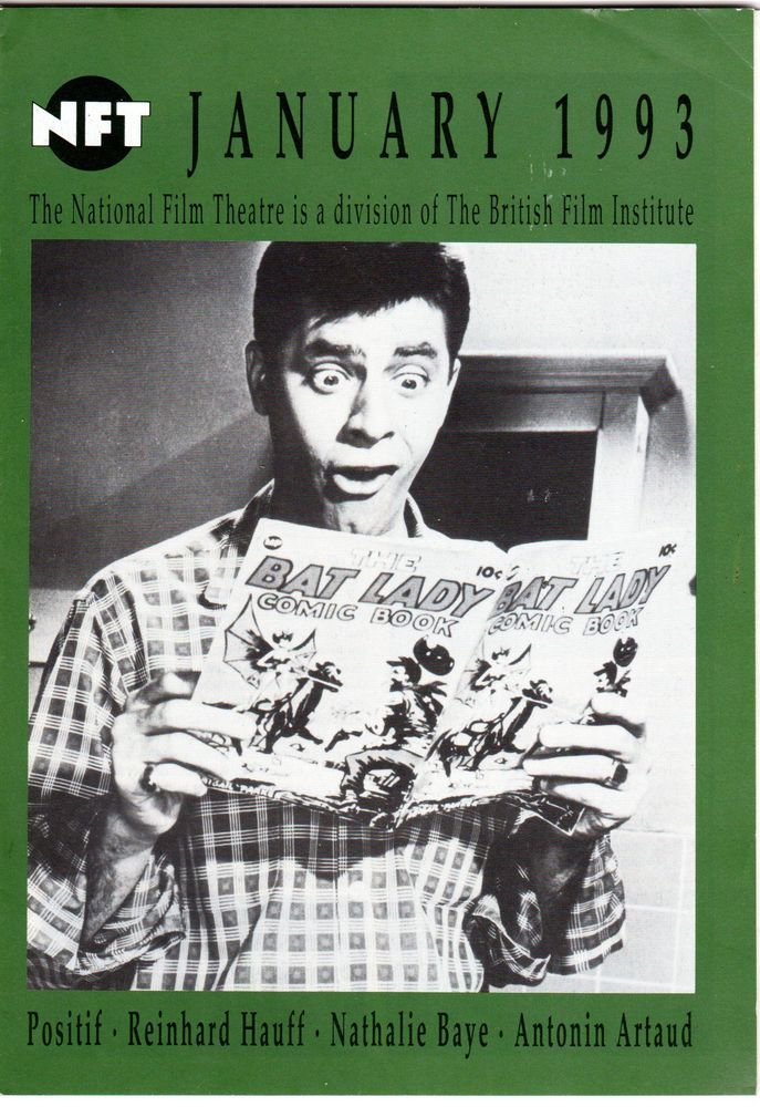 BFI SOUTHBANK GUIDE magazine side cover January 1993