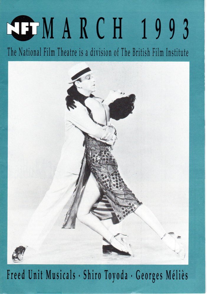 BFI SOUTHBANK GUIDE magazine side cover March 1993