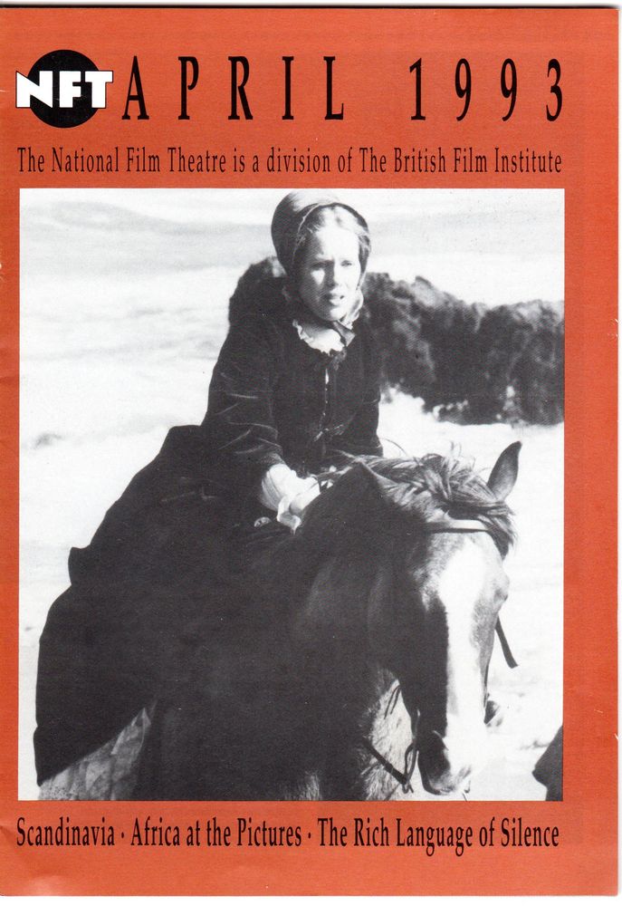 BFI SOUTHBANK GUIDE magazine side cover April 1993
