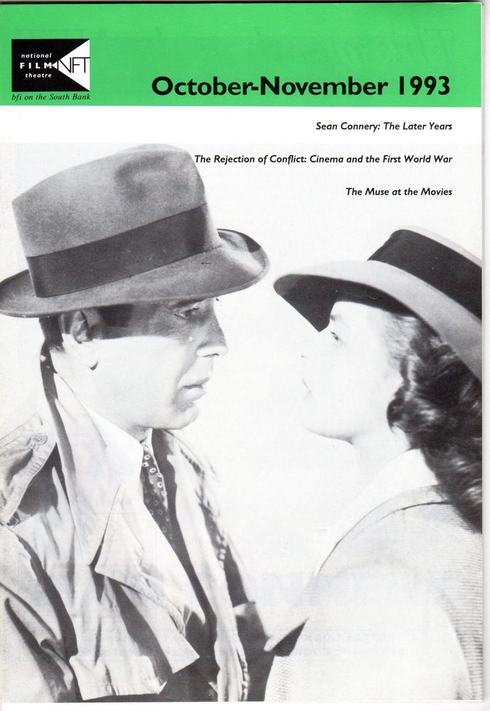 BFI SOUTHBANK GUIDE magazine side cover October/November 1993