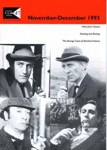 BFI SOUTHBANK GUIDE magazine side cover November/December 1993