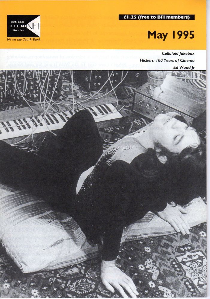 BFI SOUTHBANK GUIDE magazine side cover May 1995