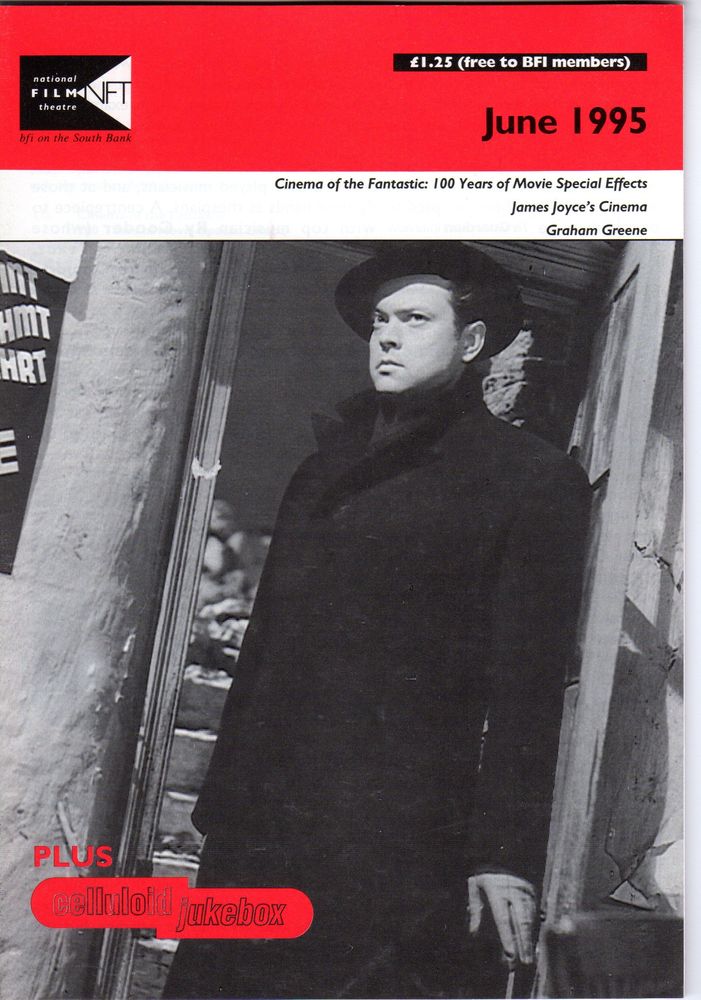 BFI SOUTHBANK GUIDE magazine side cover June 1995