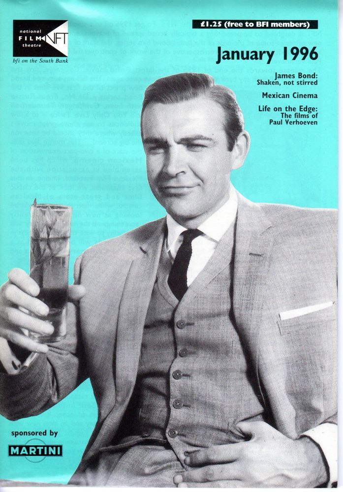 BFI SOUTHBANK GUIDE magazine side cover January 1996