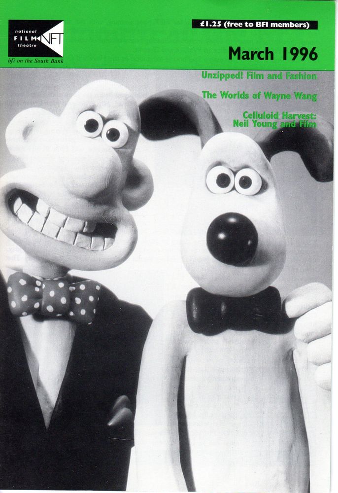 BFI SOUTHBANK GUIDE magazine side cover March 1996