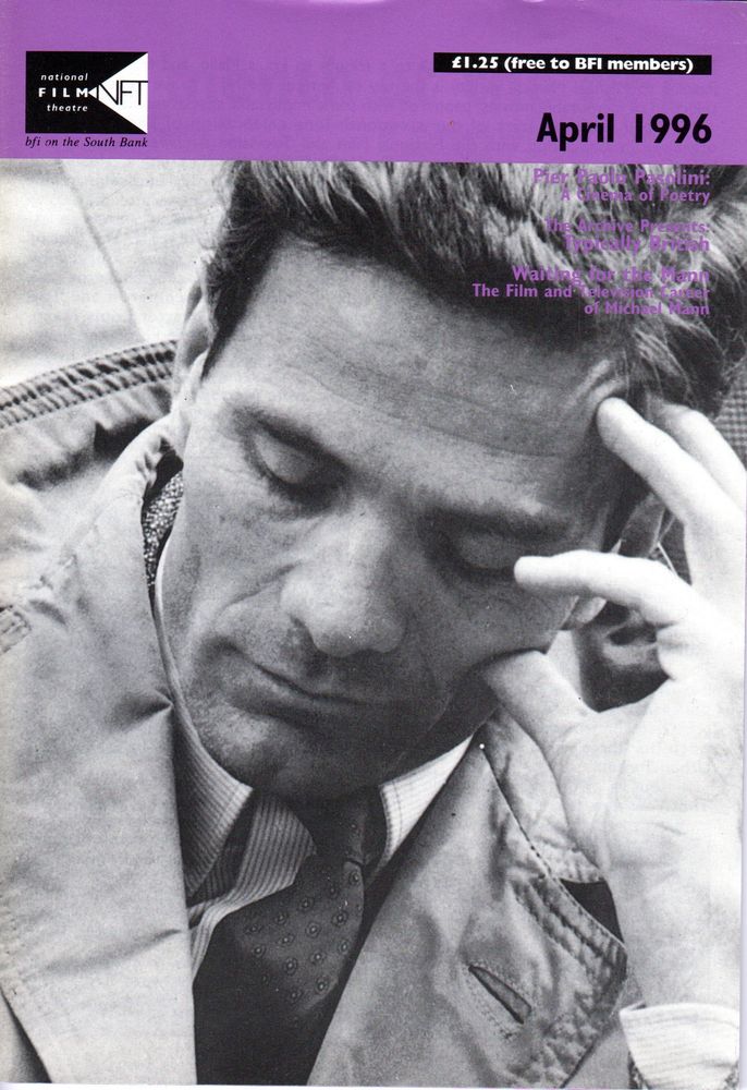 BFI SOUTHBANK GUIDE magazine side cover April 1996