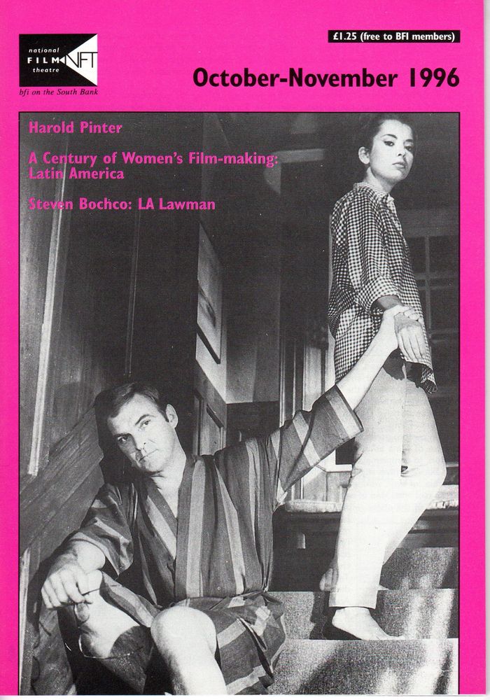 BFI SOUTHBANK GUIDE magazine side cover October/November 1996