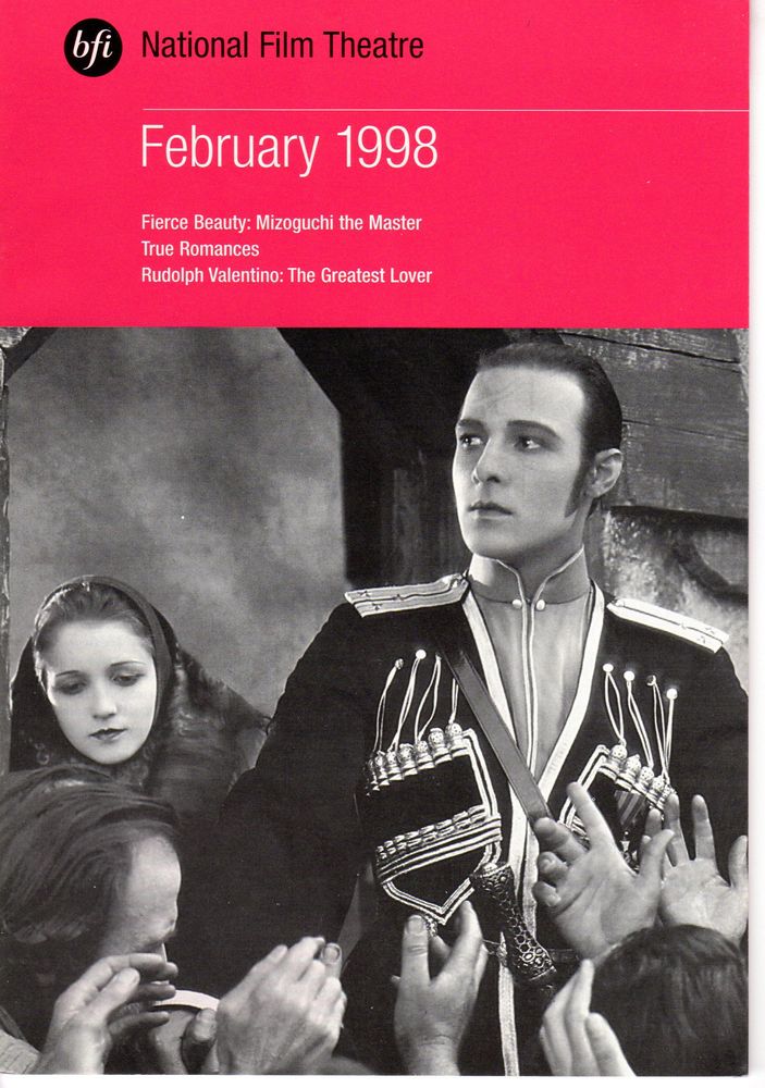 BFI SOUTHBANK GUIDE magazine side cover February 1998