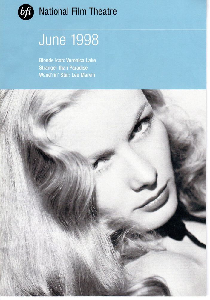 BFI SOUTHBANK GUIDE magazine side cover June 1998