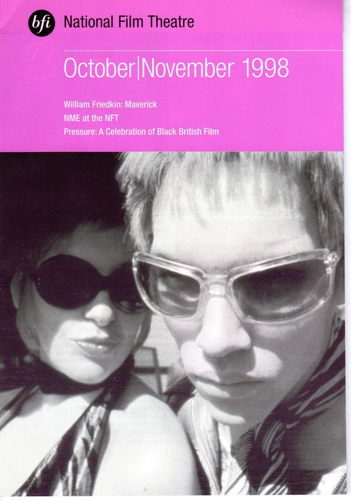 BFI SOUTHBANK GUIDE magazine side cover October/November 1998