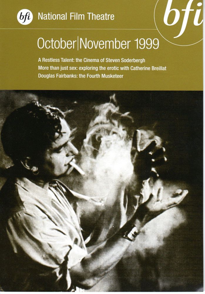 BFI SOUTHBANK GUIDE magazine side cover October/November 1999