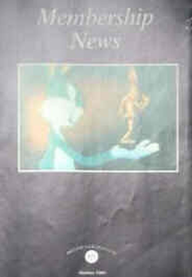 BFI MEMBERSHIP NEWS magazine side cover  October 1989