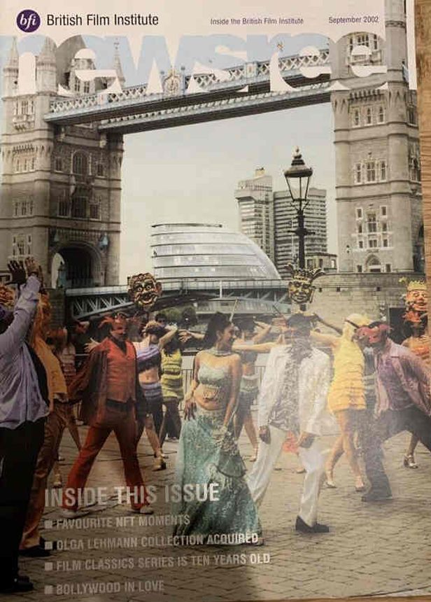 BFI NEWSREEL magazine side cover  September 2002