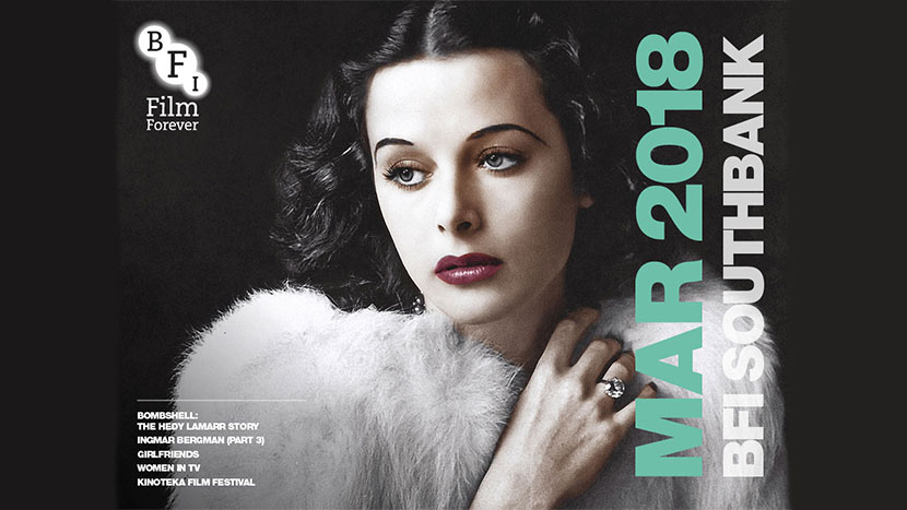 BFI SOUTHBANK GUIDE magazine side cover  March 2018