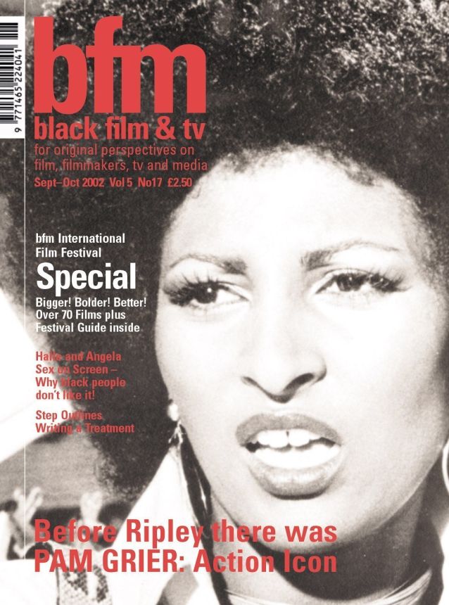 BLACK FILM MAKER (BFM) magazine side cover Issue 17  September/October 2002