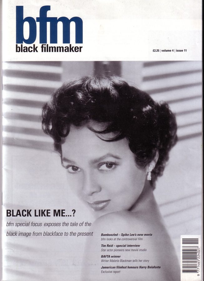 BLACK FILM MAKER (BFM) magazine side cover  Vol 4 #11  2001