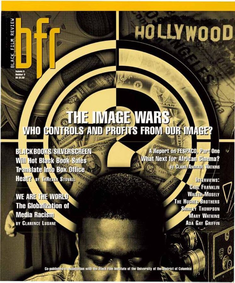 BLACK FILM REVIEW magazine side cover  Vol 8 # 3  