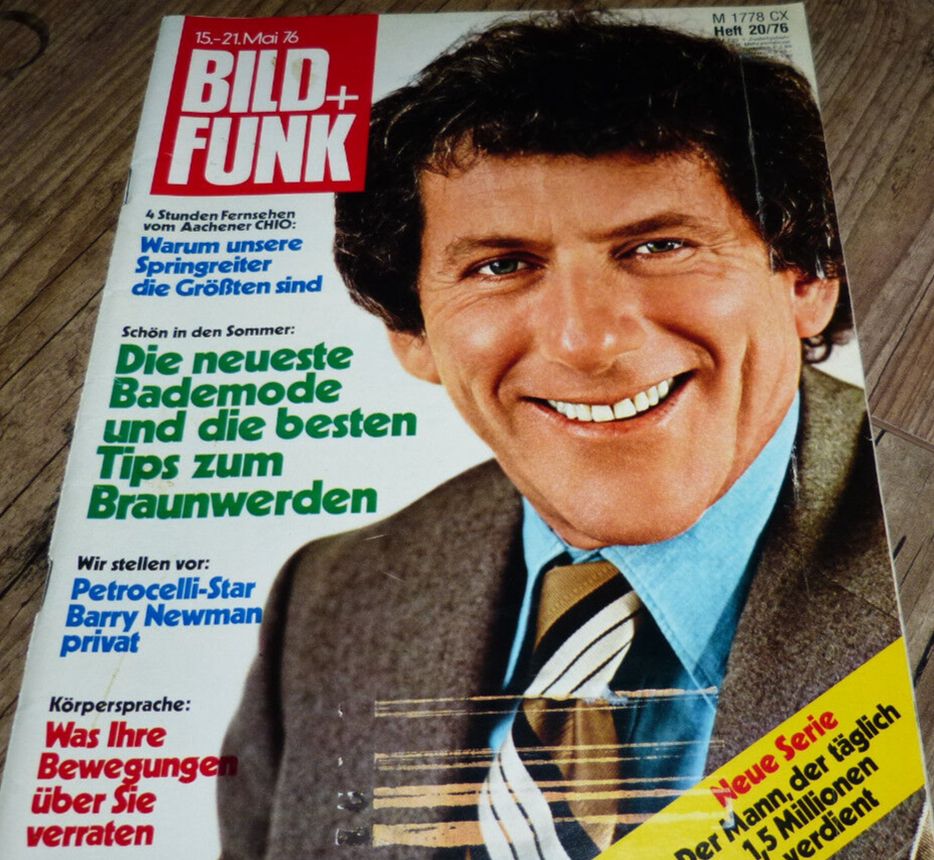 BILD UND FUNK magazine side cover Issue 20 15 May 1976