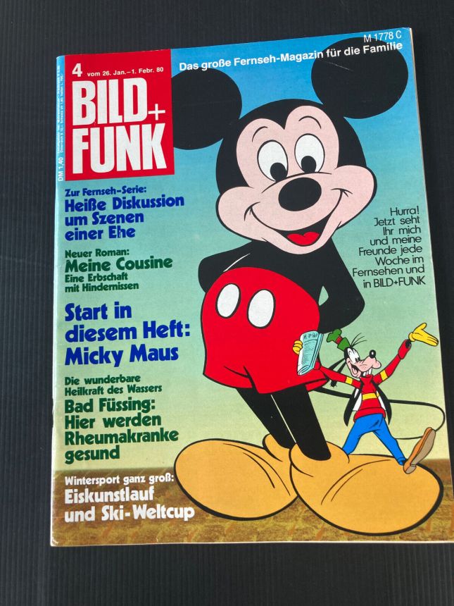 BILD UND FUNK magazine side cover Issue 4 26 January 1980