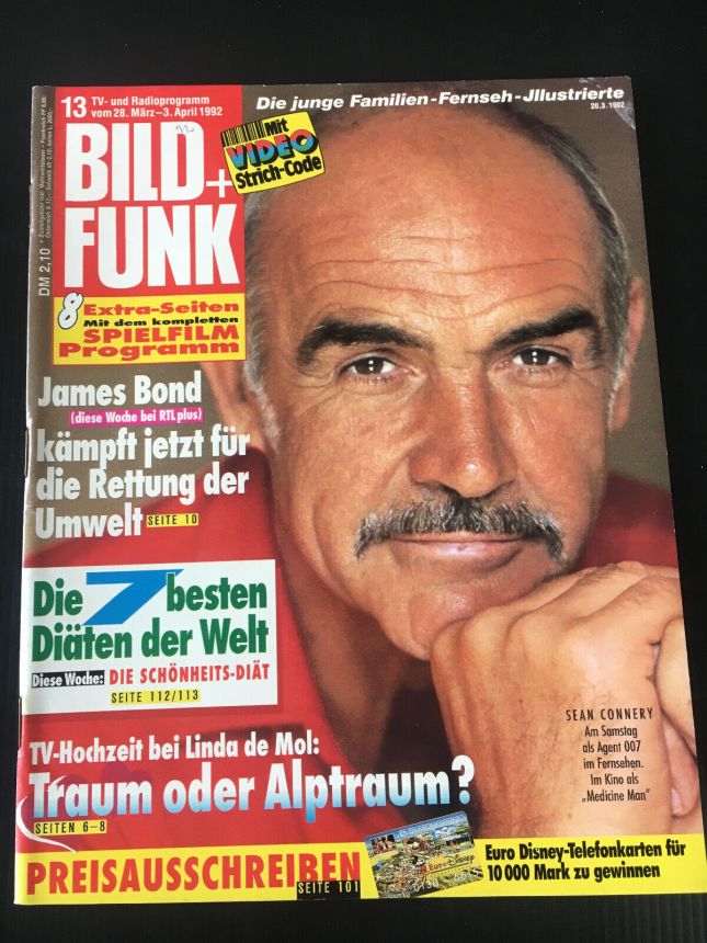 BILD UND FUNK magazine side cover Issue 13 28 March 1992