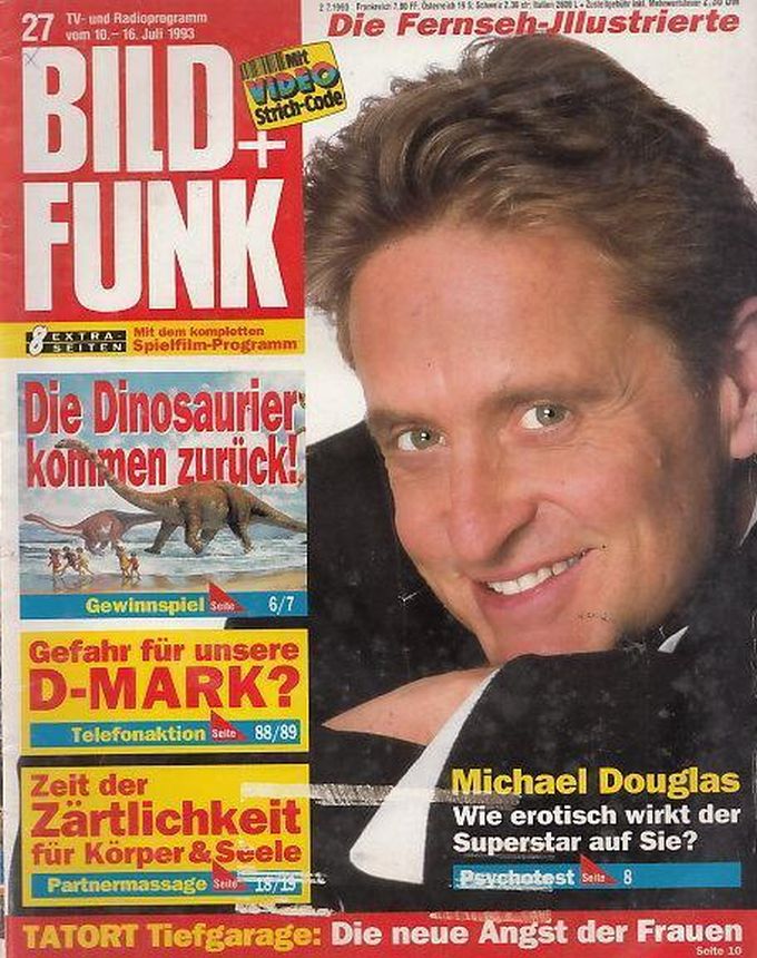 BILD UND FUNK magazine side cover Issue 27 10 July 1993