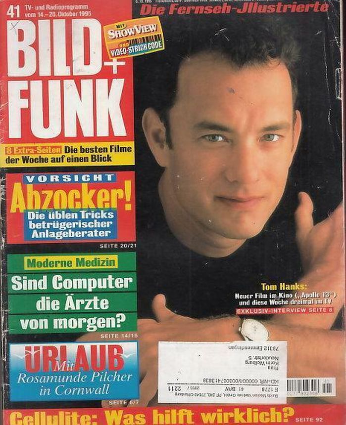 BILD UND FUNK magazine side cover Issue 41 14 October 1995