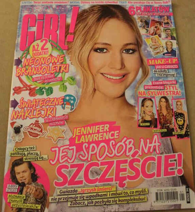 BRAVO GIRL SERBIA magazine side cover  January 2015