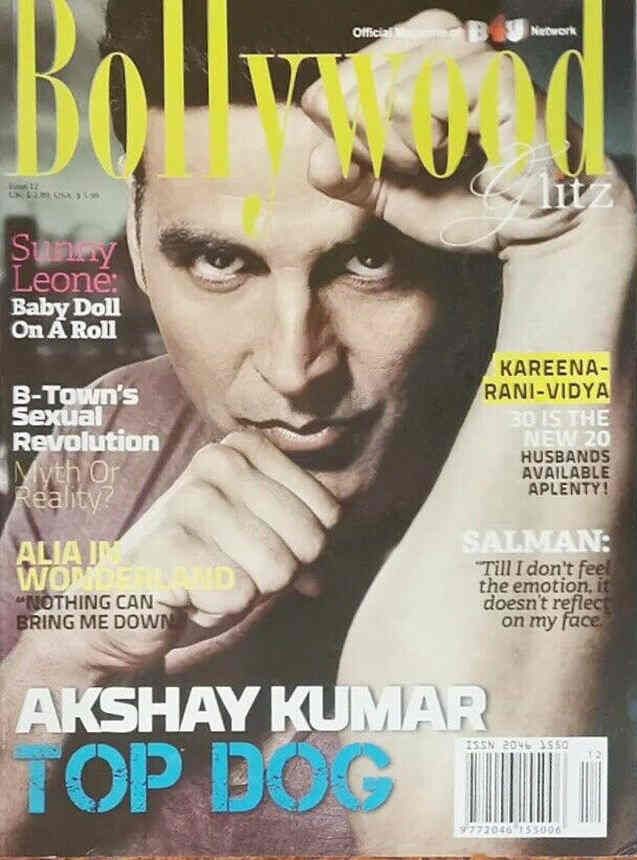 BOLLYWOOD GLITZ magazine side cover Issue 12   2013