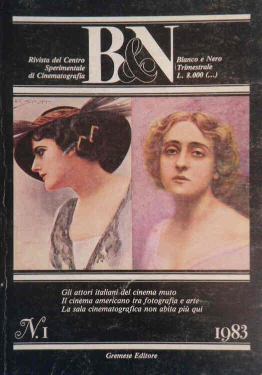 BIANCO E NERO magazine side cover Issue 1  1983