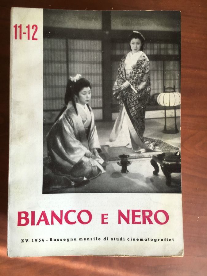 BIANCO E NERO magazine side cover November/December 1954