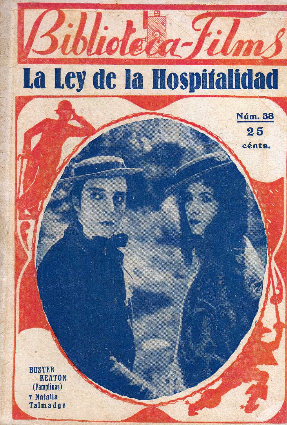 BIBLIOTECA FILMS magazine side cover Issue 38 9 December 1924