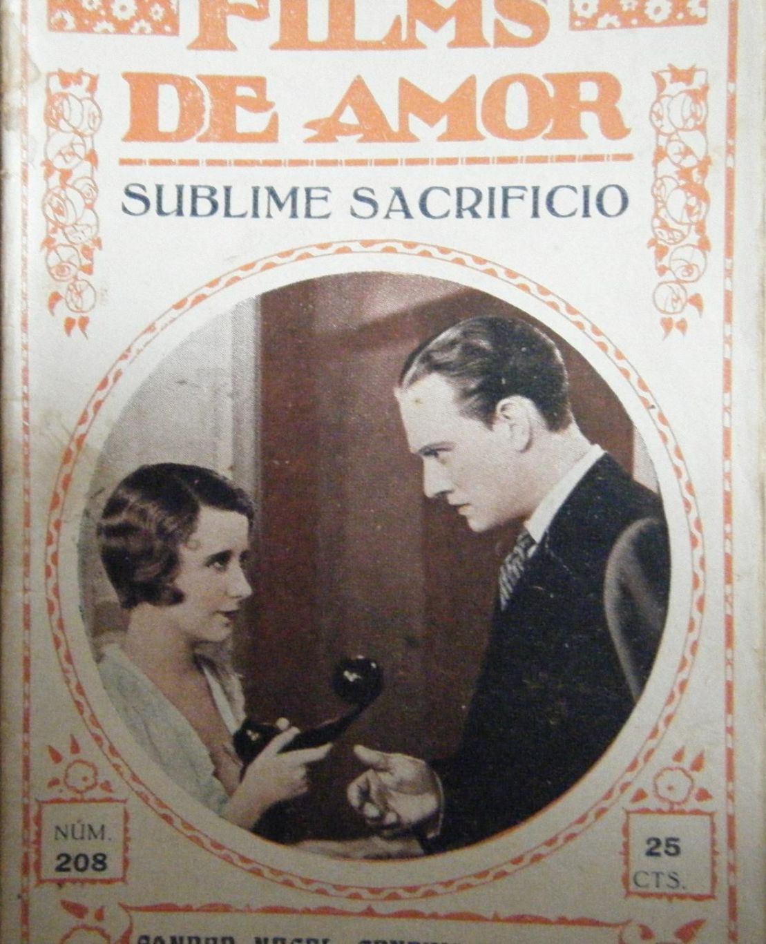 BIBLIOTECA FILMS magazine side cover Issue 208   